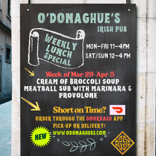 Cream of Broccoli and Meatball Sub