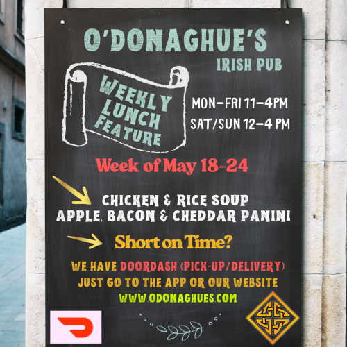 Green & White Chalk Lunch Specials Blackboard Instagram Story Post