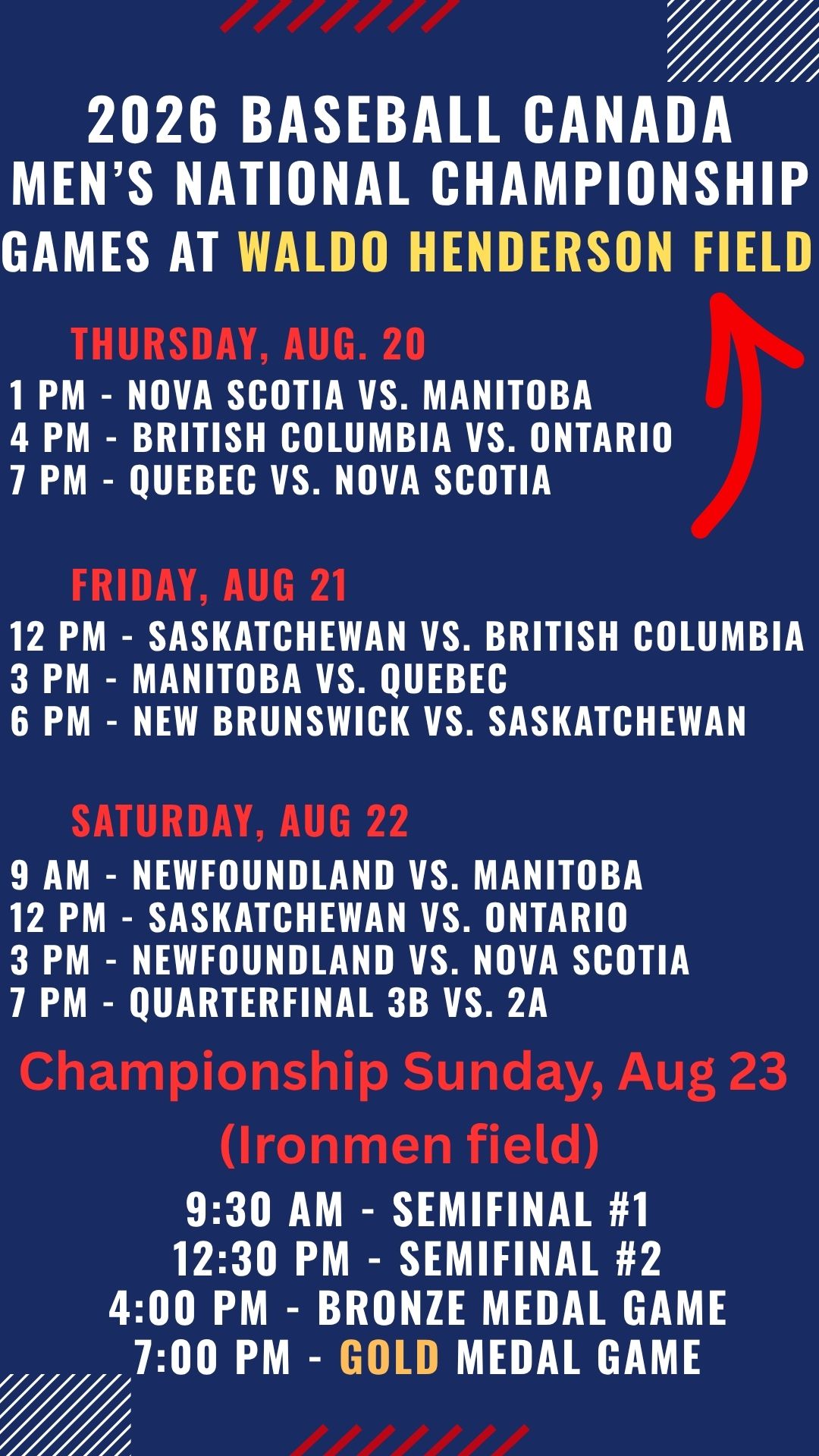 NB Senior Baseball League WALDO